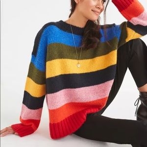 Rainbow Stripe Urban Outfitters Sweater